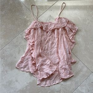 Free people pink top
